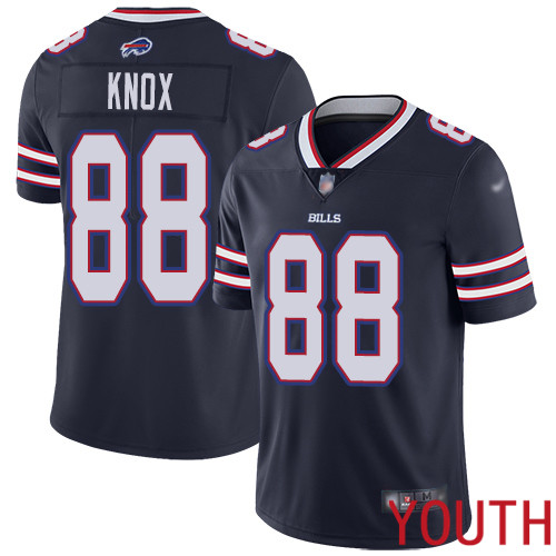 Youth Buffalo Bills 88 Dawson Knox Limited Navy Blue Inverted Legend NFL Jersey